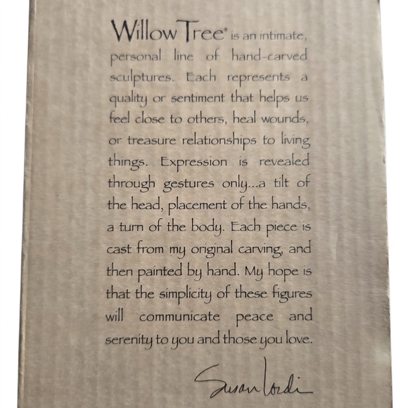 Willow Tree Angel Figurine 'Celebrate' -NWT - Picture 5 of 5